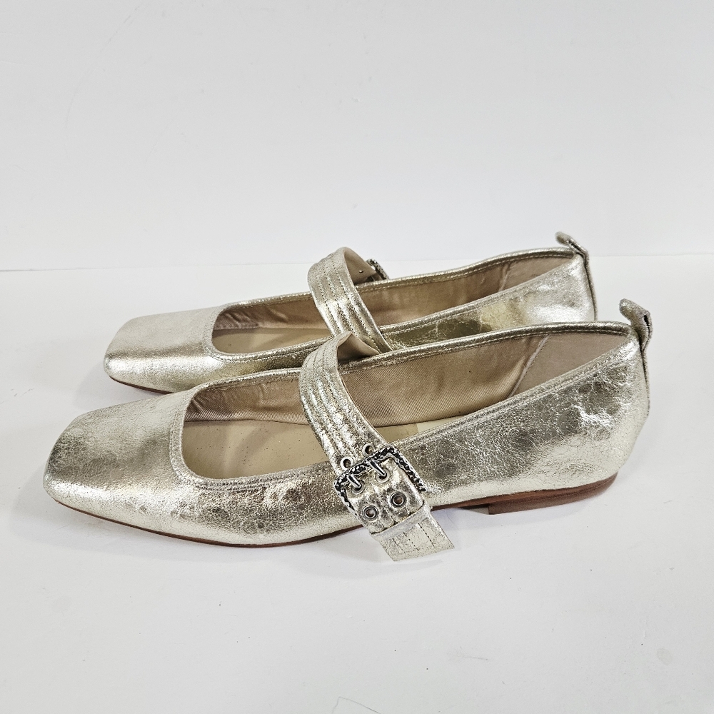 NWOB Anthropologie Dolce Vita Arora Buckled Mary Jane Square Toe Ballet Flats 12 - Picture 5 of 14